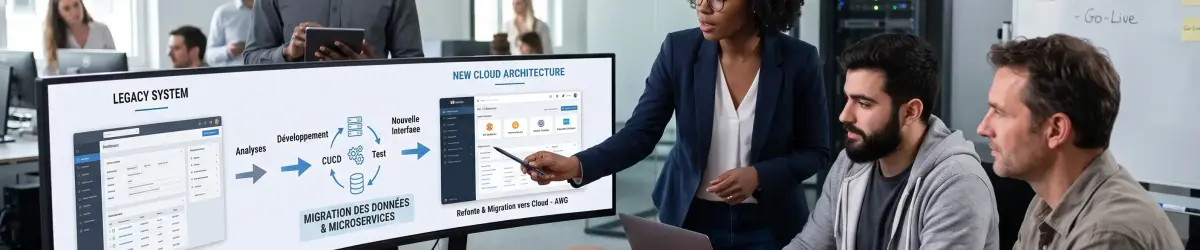 Refonte et migration applications métier existantes